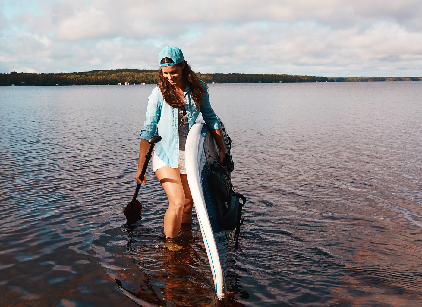 Foto Stand-up-Paddling am Senftenberger See